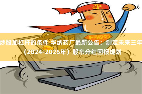 炒股加杠杆的条件 华纳药厂最新公告：制定未来三年（2024-2026年）股东分红回报规划