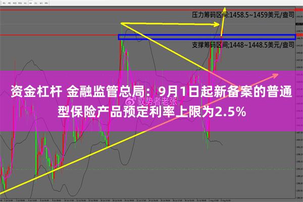 资金杠杆 金融监管总局：9月1日起新备案的普通型保险产品预定利率上限为2.5%